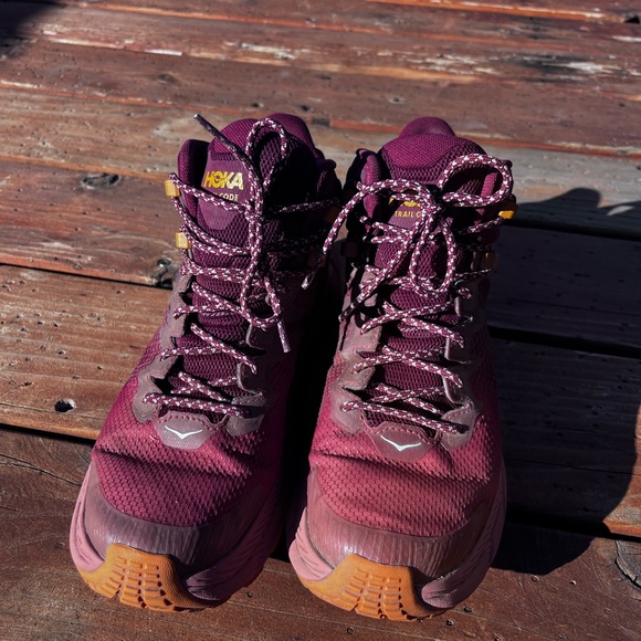 Women's Hoka Trail Code GTX, Hot Sauce/Earthenware, 8.5 B Medium - Picture 2 of 8